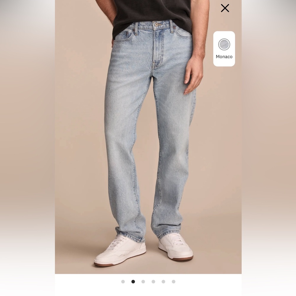 Lucky Brand Men's 223 Straight Jeans in Monaco Blue 34 x 30